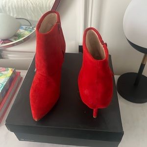 INC Red Boots Size 8.5
